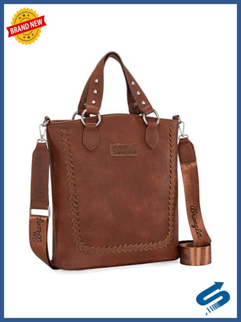Large Vegan Leather Tote Bag Crossbody Purses Satchel Handbag